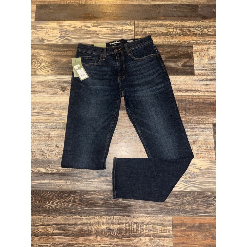 Goodfellow & Co Slim Straight Dark Wash Total Flex Jeans 30x32 NWT